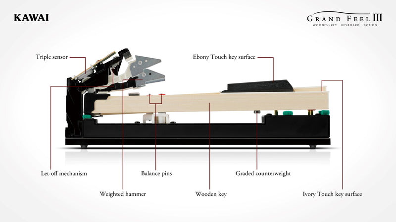 Digitalpiano Kawai CA 99, aus Miete